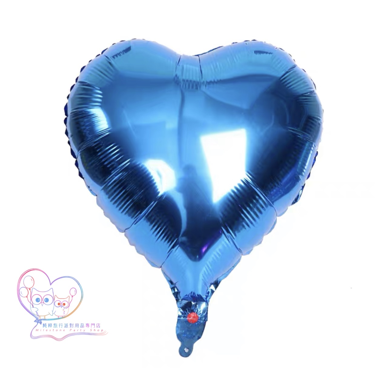 18吋心心鋁膜氣球 (寶藍色) 18H4