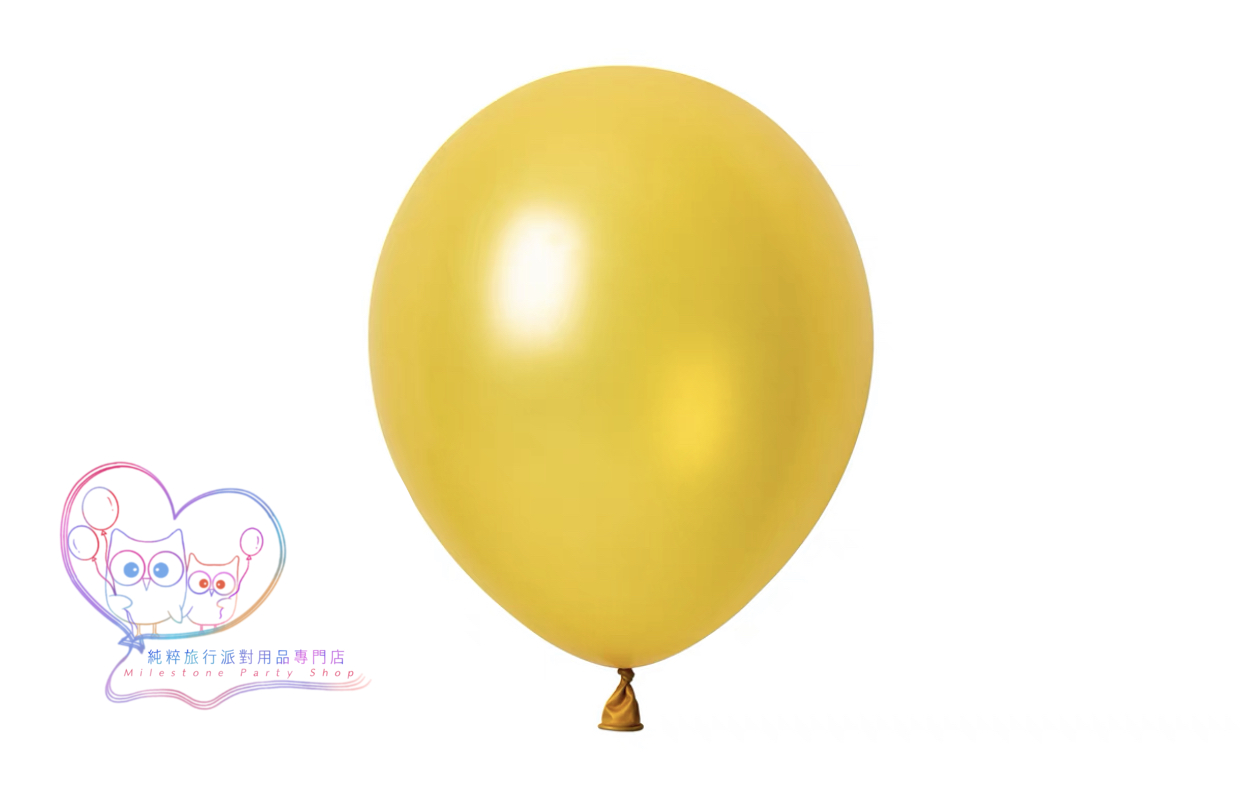 12吋氣球 (珠光金色) (1pc) 12LBC3
