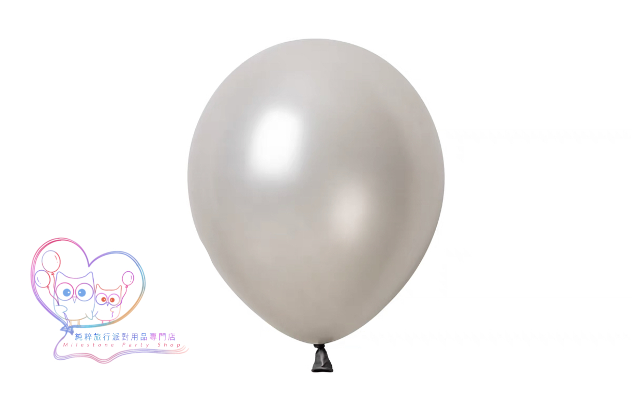 12吋氣球 (珠光銀色) (1pc) 12LBC4