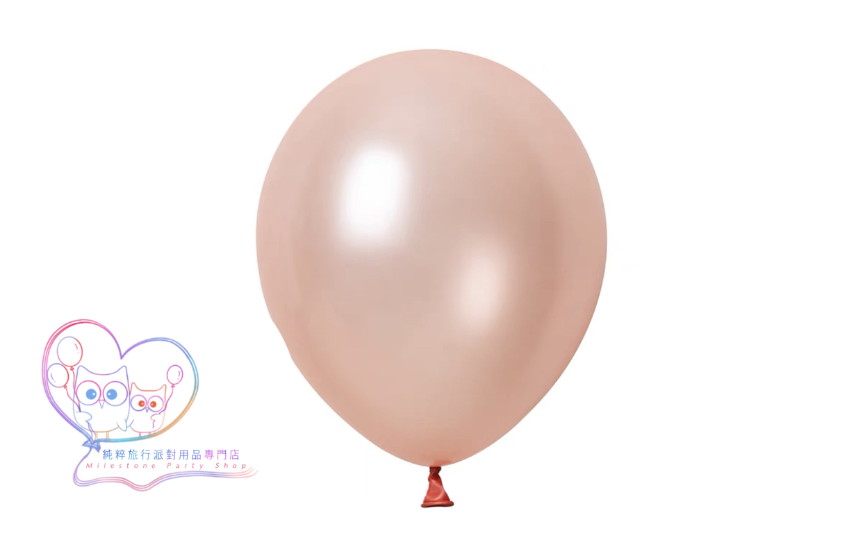 12吋氣球 (珠光玫瑰金色) (1pc) 12LBC5