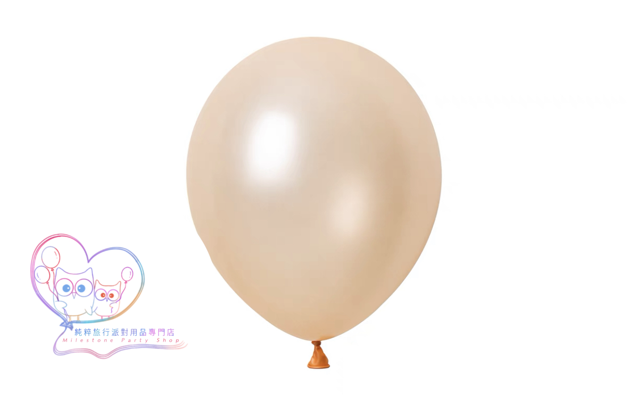 12吋氣球 (珠光香檳金色) (1pc) 12LBC6